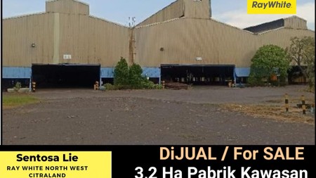 Murah Dijual 3,2 Ha Ex Pabrik Besi Beton - Pabrik K I G Kawasan Industri Gresik JATIM