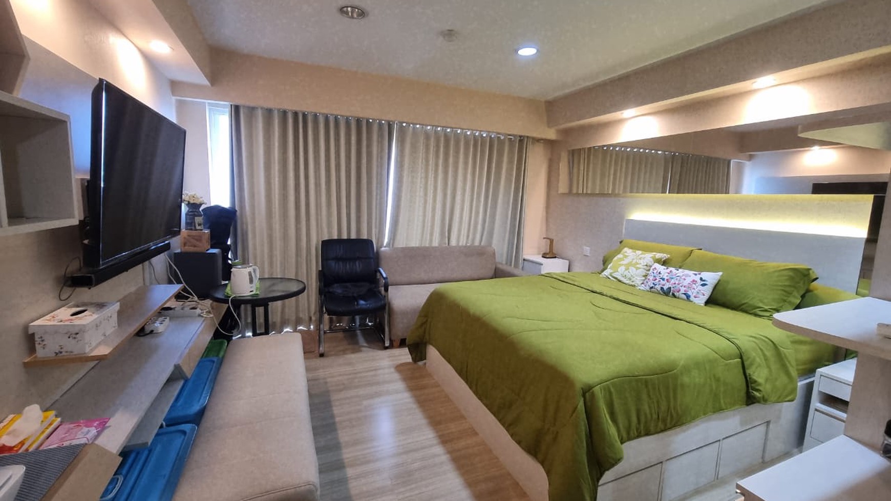 Dijual Apartemen The Hive type Grand Studio Full Furnish dekat dengan LRT Cawang 