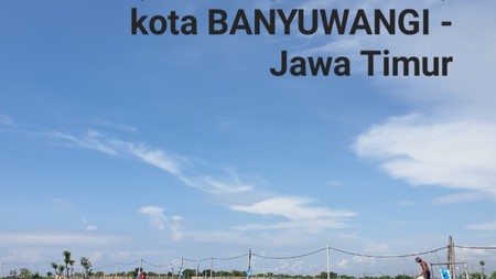 Dijual 1,6 Hektar Tambak Udang Banyuwangi Kota - Kel .kertosari -Usaha  Aktif Operasional - Lokasi Bagus View Gunung View Laut