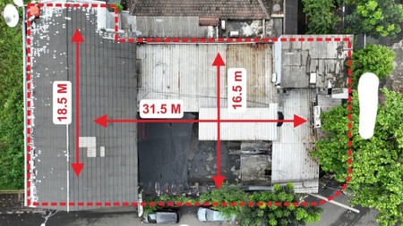Dijual Rumah Lama Komersial di Setia Budi Jakarta Selatan.