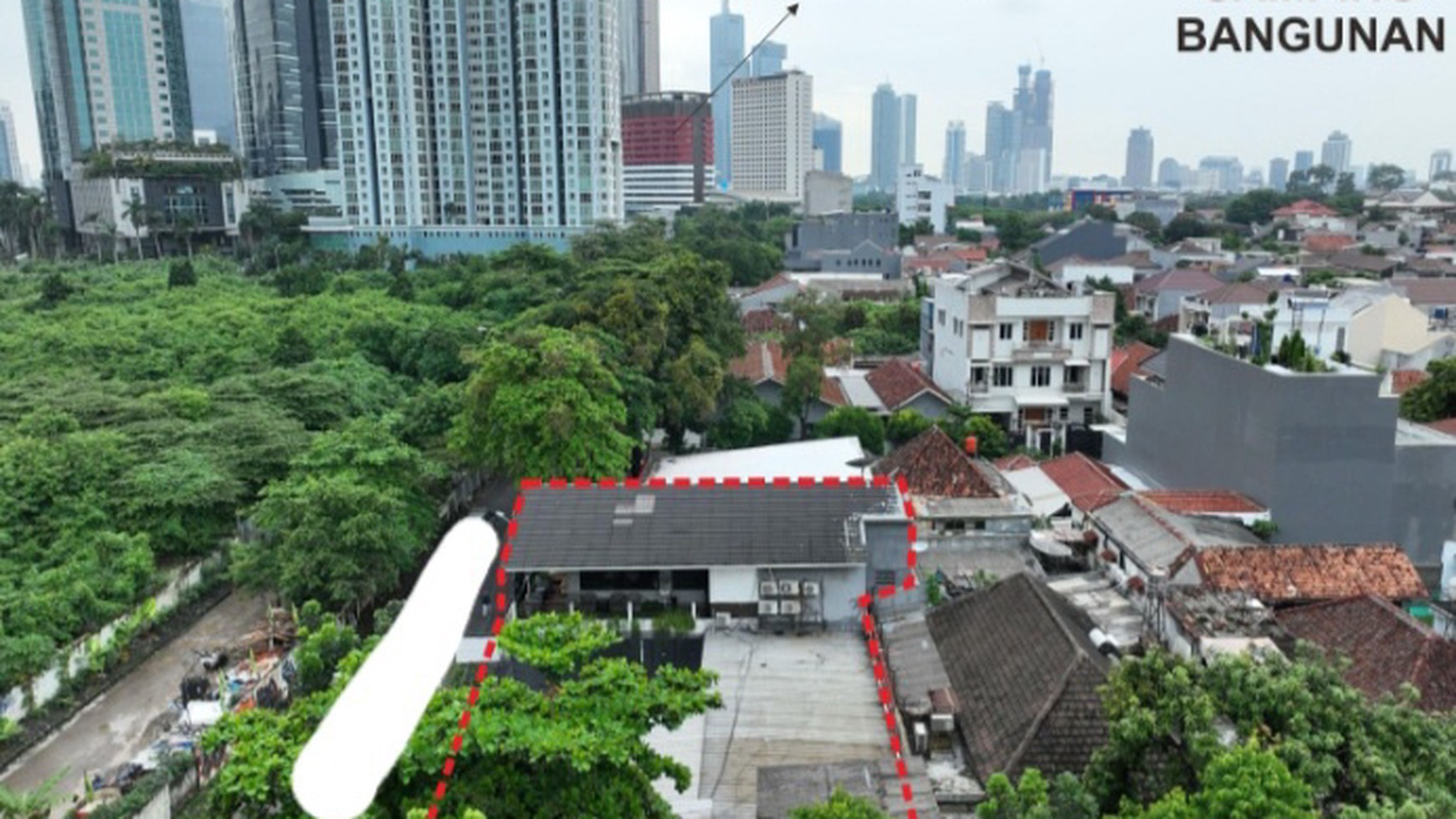 Dijual Rumah Lama Komersial di Setia Budi Jakarta Selatan.