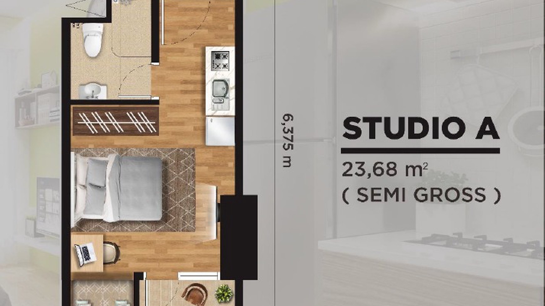Premium Apartement Student di Jatinangor Bandung