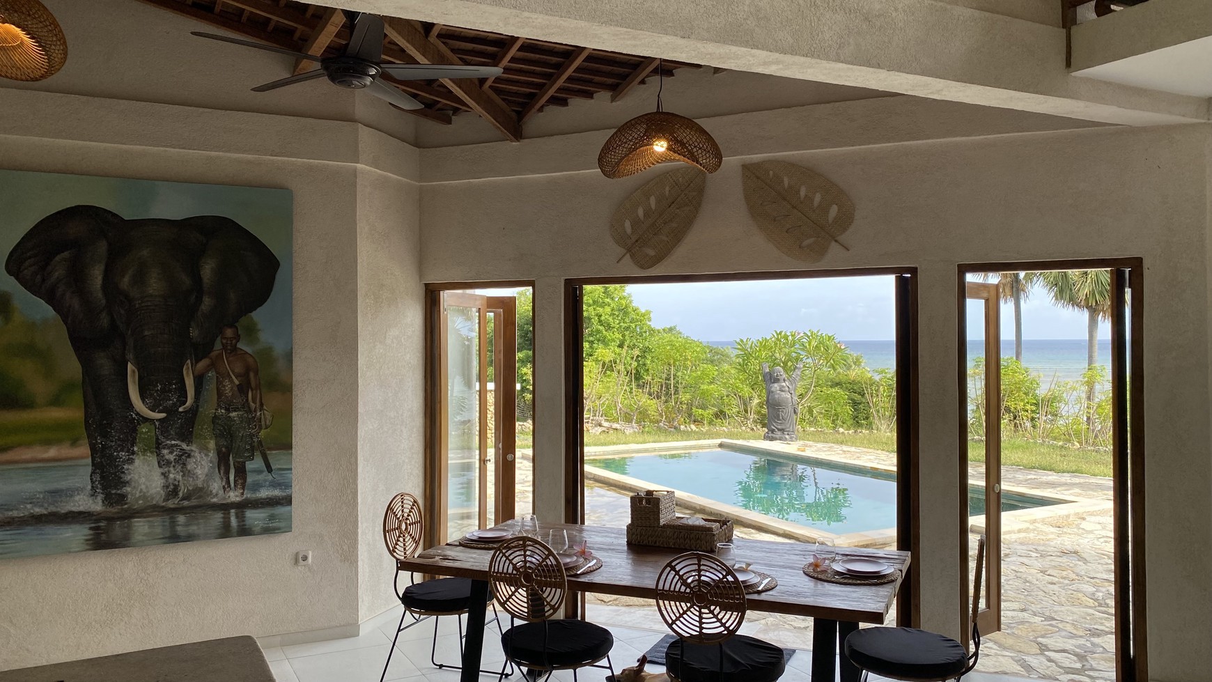 Freehold Villa Beachfront In Rote Island