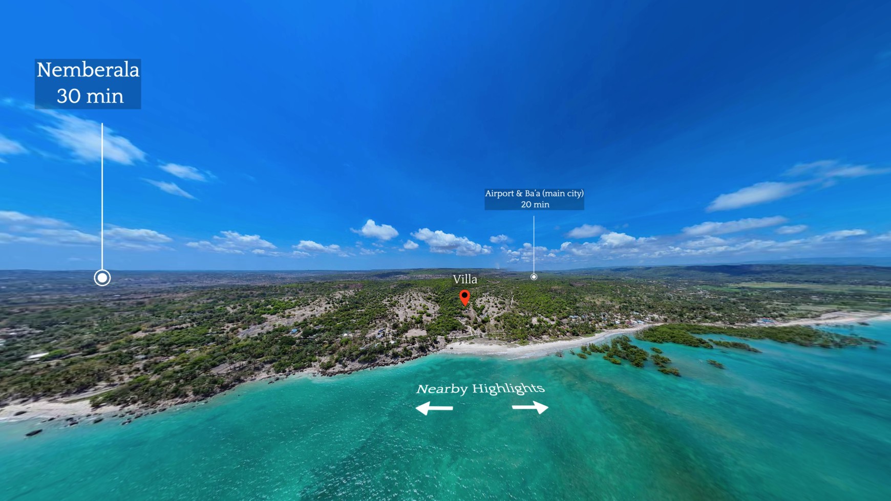 Freehold Villa Beachfront In Rote Island