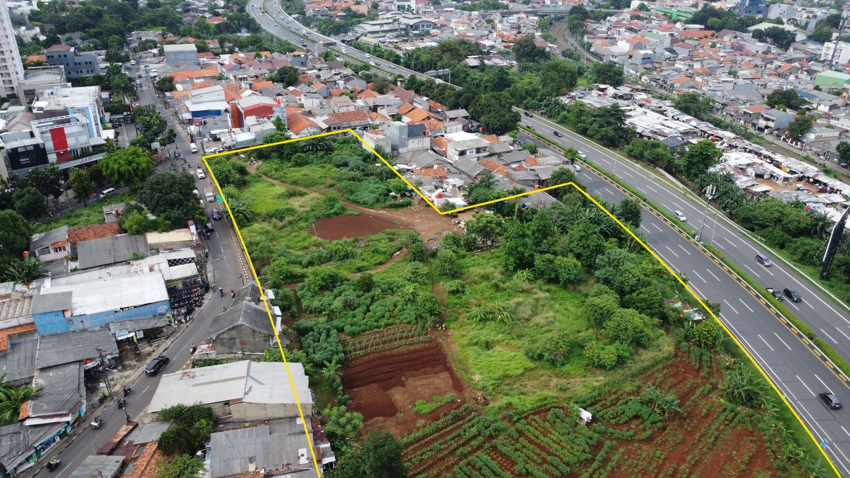 Tanah/Kavling Dengan Harga Dibawah NJOP Di PInggir Tol Bintaro