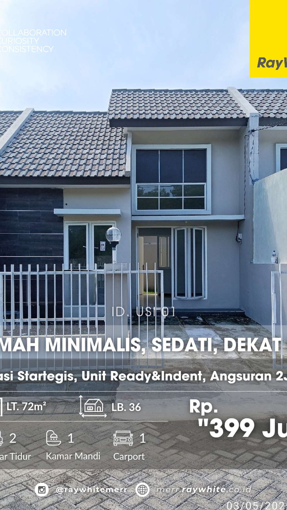 Rumah Murah Minimalis Angsuran 2 Jutaan Di Selatannya Surabaya