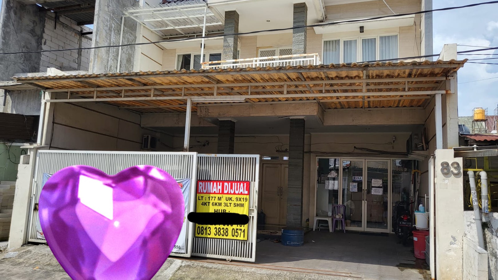 Dijual Cepat Rumah Siap Huni Loaksi Di Raya Karangasem Surabaya