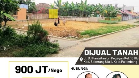 Dijual Cepat Tanah di Jl D.I Panjaitan Lr Pegagan 