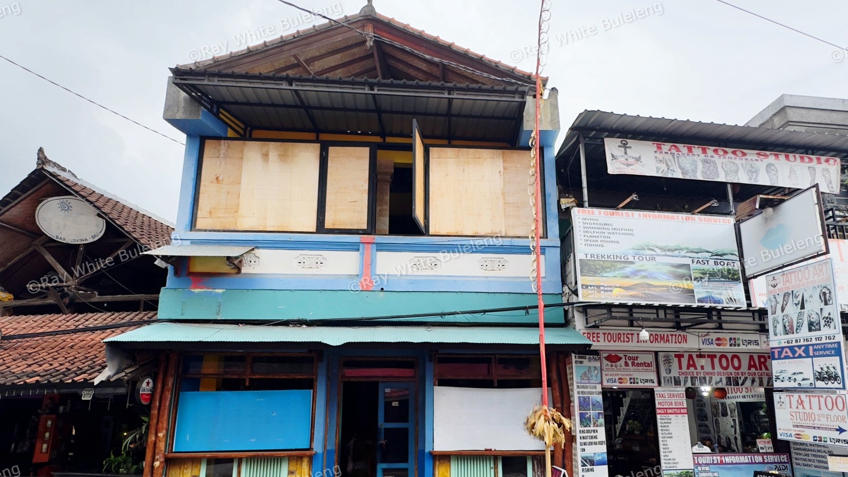 Captivating 2 floors Shop for Rent in the Heart of Lovina
