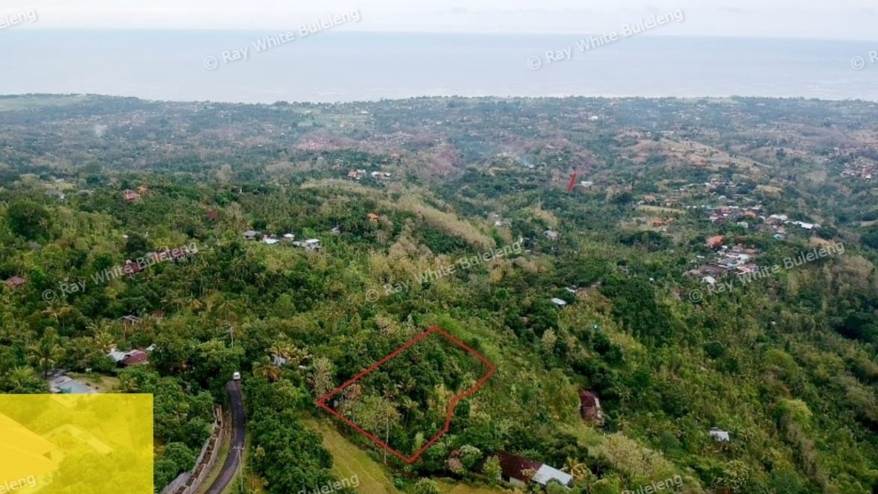 Prime 3100 sqm Land for Sale in Lovina Hills - Sea View & Green Scenery
