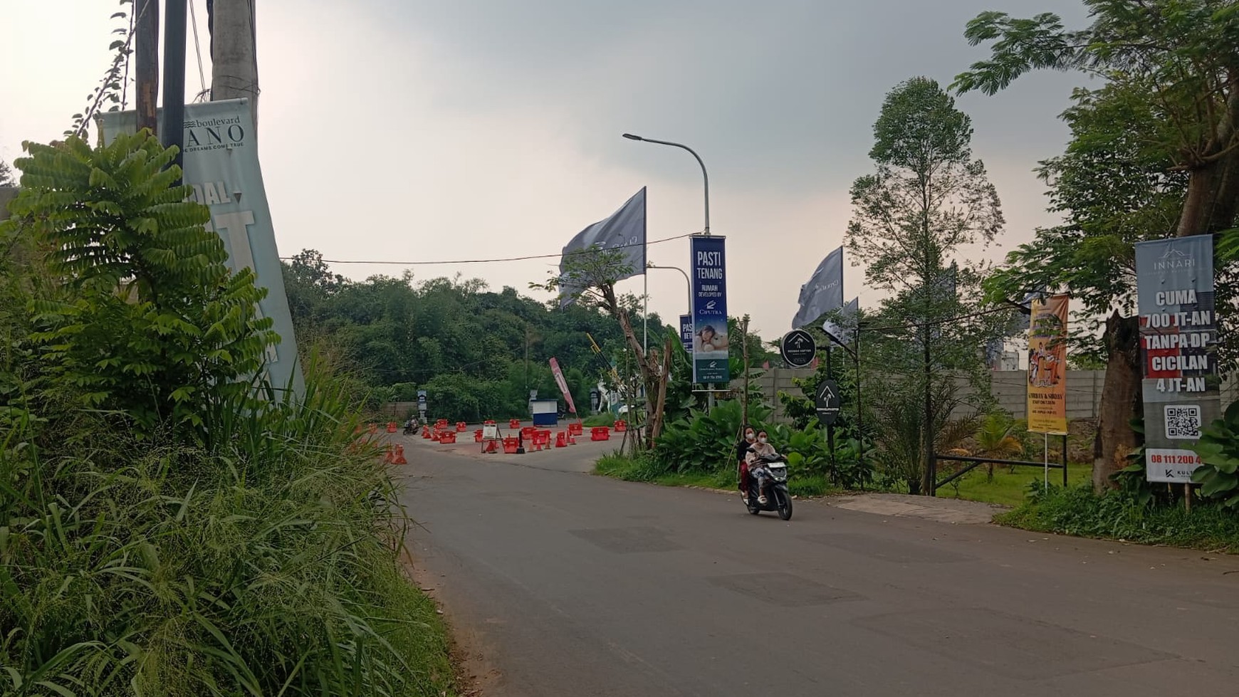 Dijual Tanah Kavling Pinggir Jalan Raya Cisauk sebelahan dengan Citra Garden Serpong