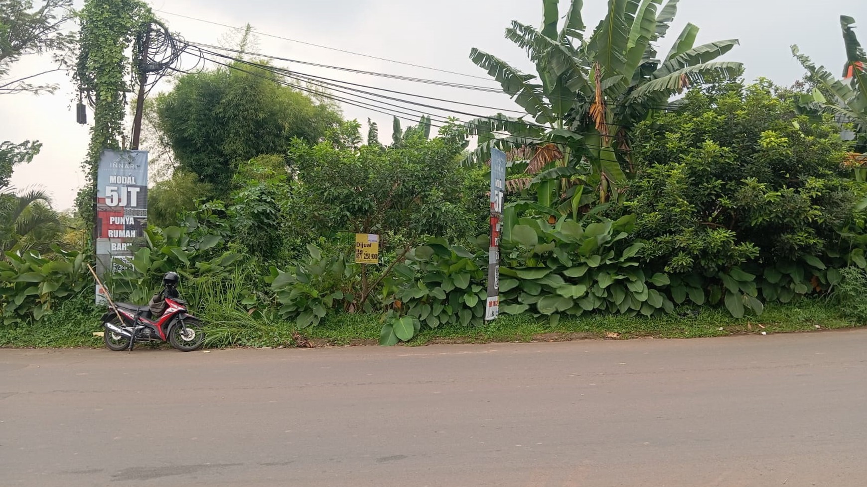 Dijual Tanah Kavling Pinggir Jalan Raya Cisauk sebelahan dengan Citra Garden Serpong