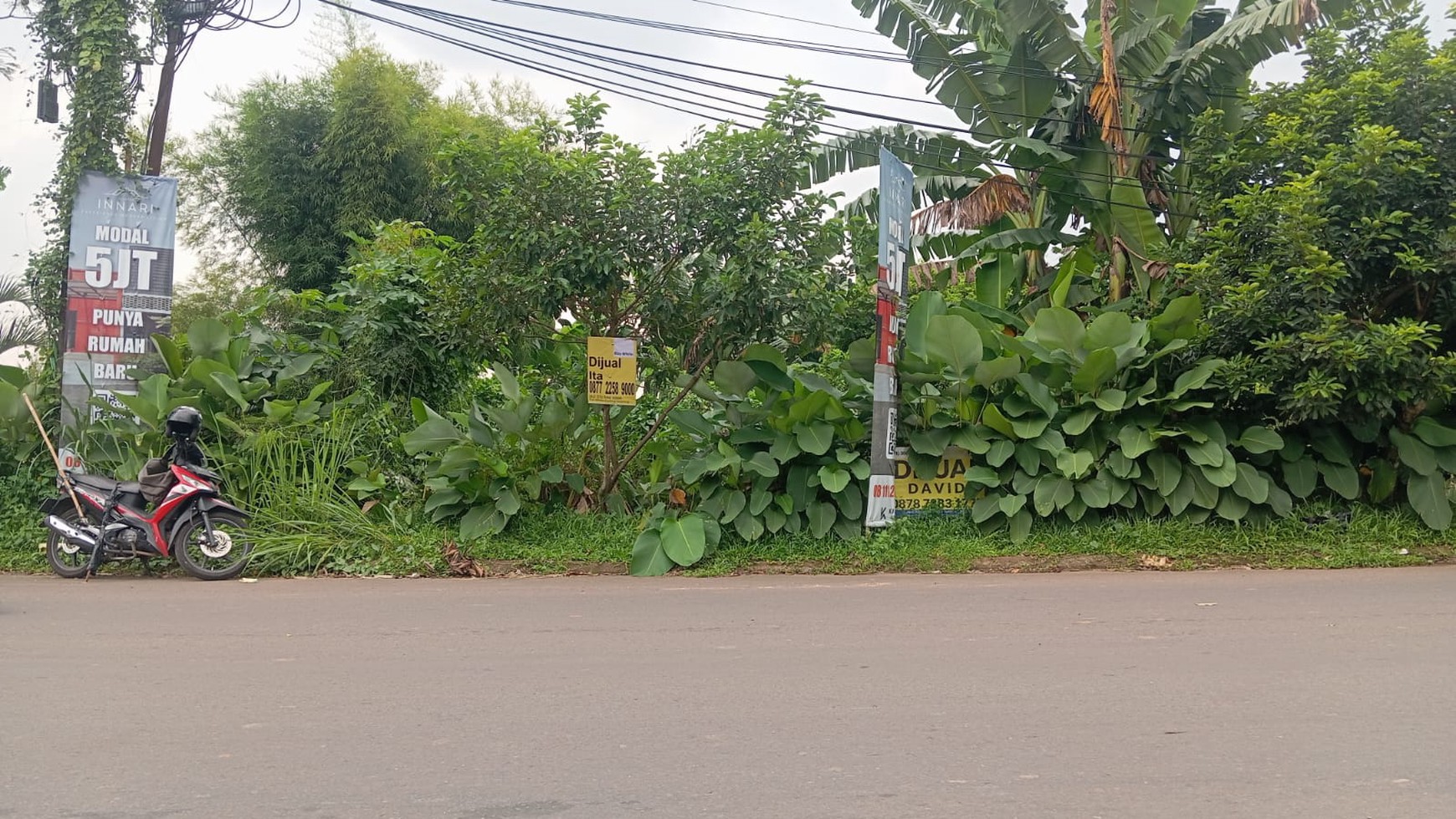 Dijual Tanah Kavling Pinggir Jalan Raya Cisauk sebelahan dengan Citra Garden Serpong