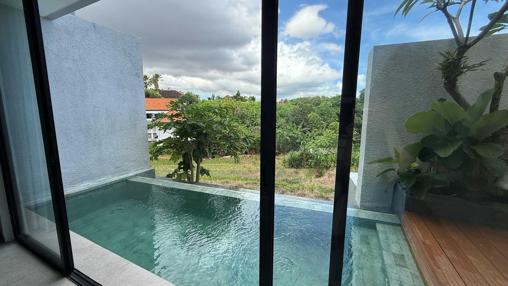 Brand New Modern Villa with Rice Field View For Sale in Canggu