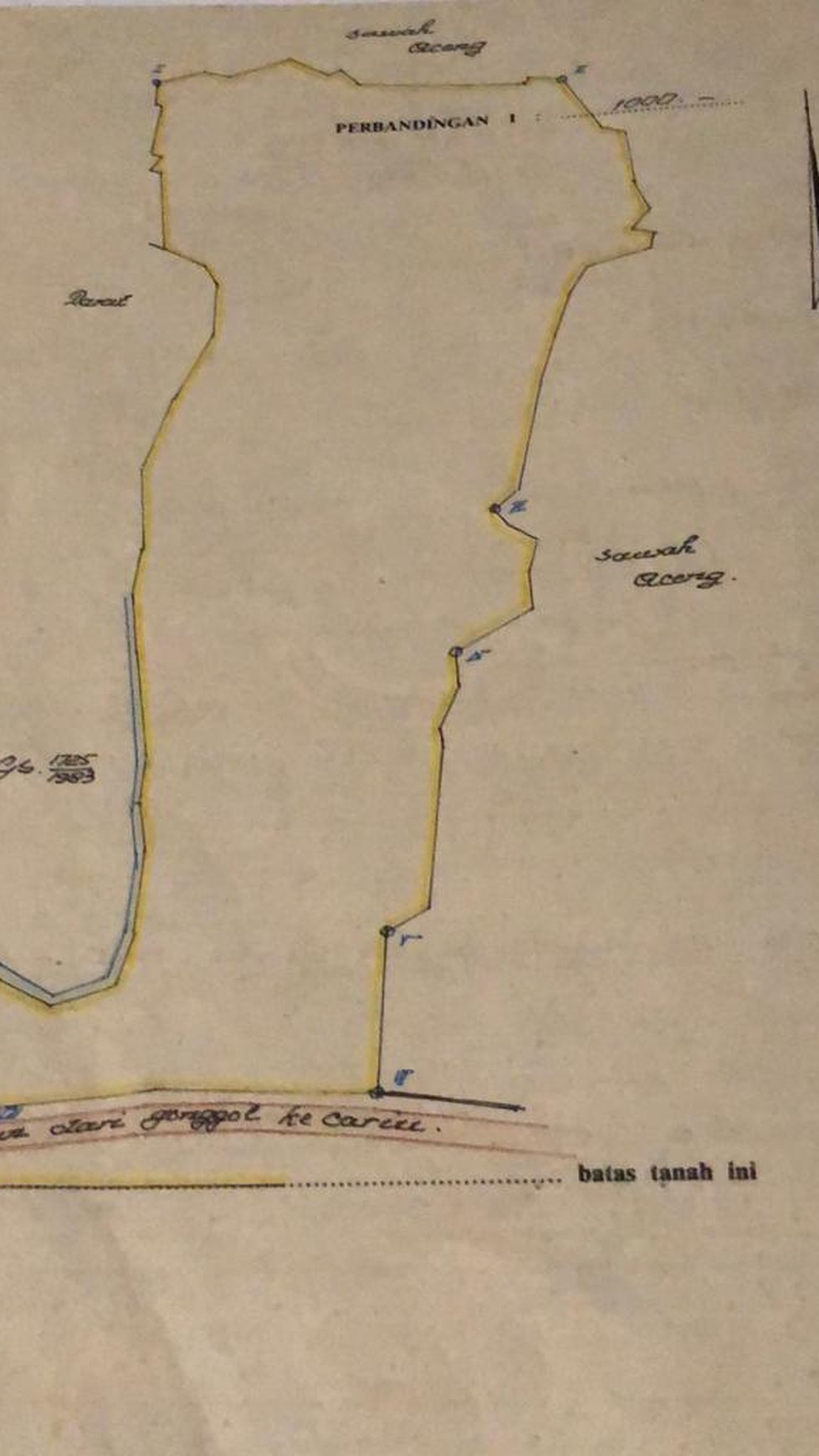 Lahan Komersil seluas 13.025m2 di Jl Raya Jonggol Cariu