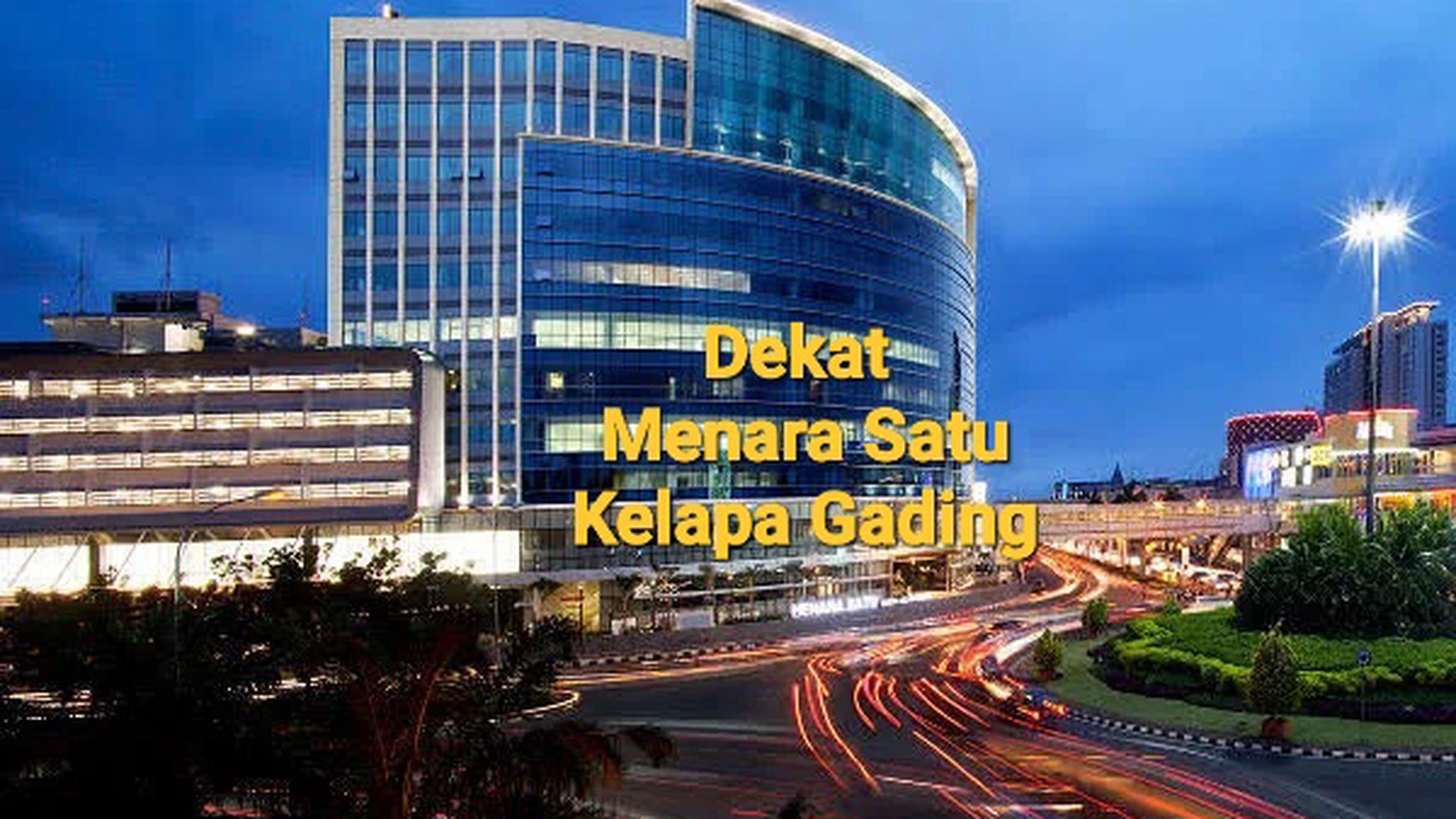 TANAH KOMERSIL DI KELAPA GADING, DEKAT MAL KELAPA GADING, MAL ARTHA GADING, MOI