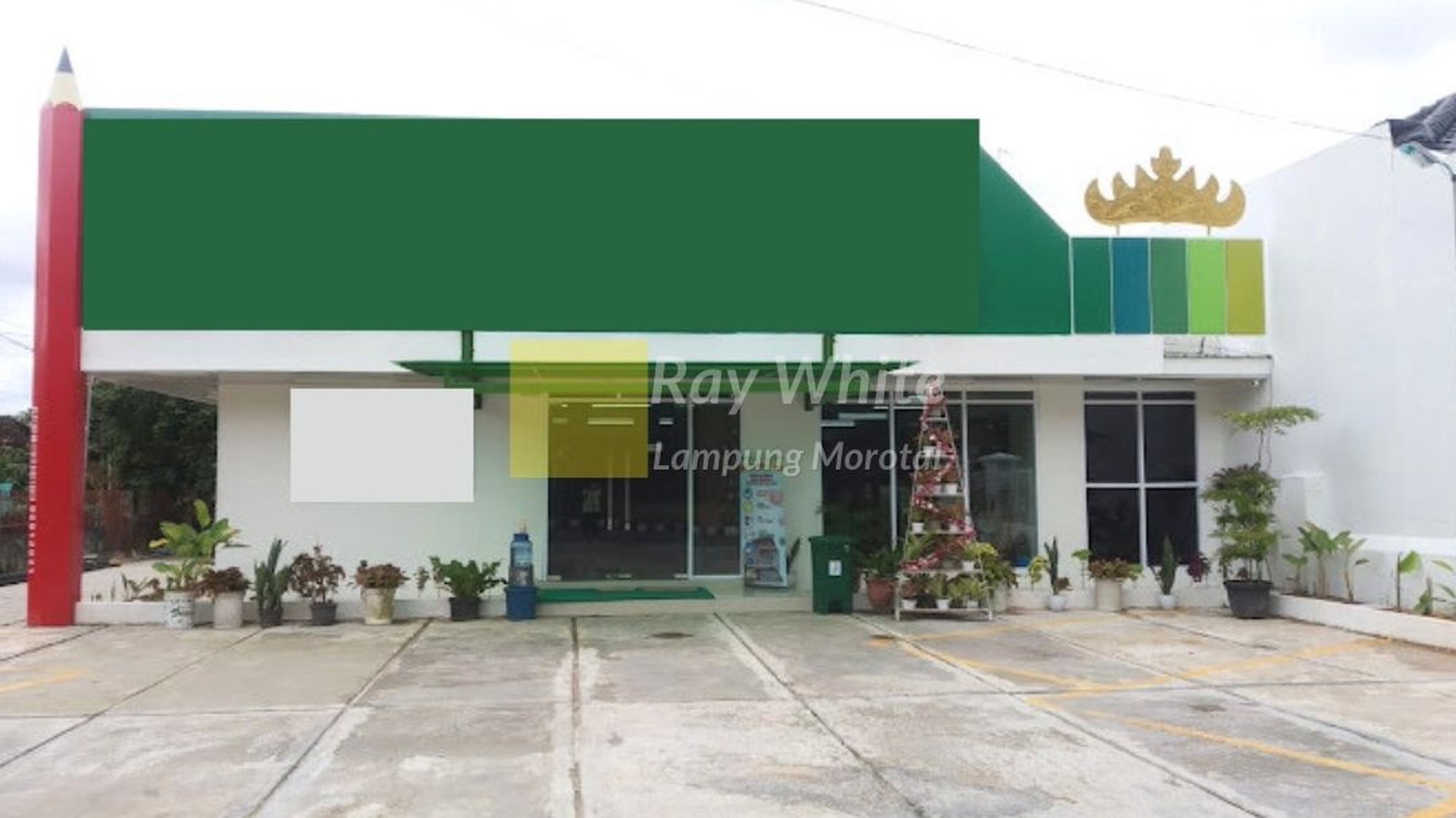 di jual bangunan usaha dan rumah di metro