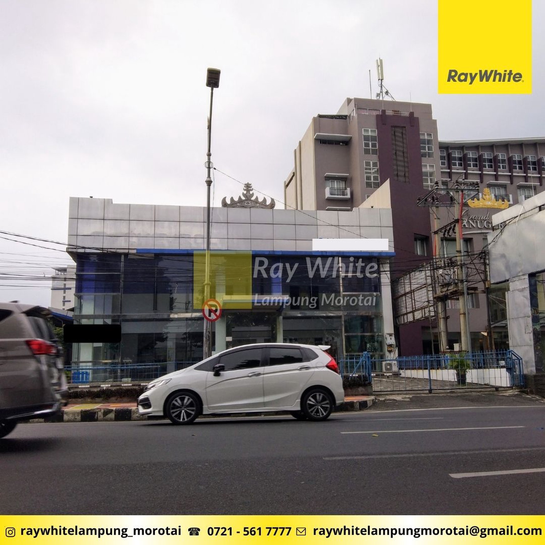 Dijual Showroom di Jalan Utama Tanjung Karang Pusat