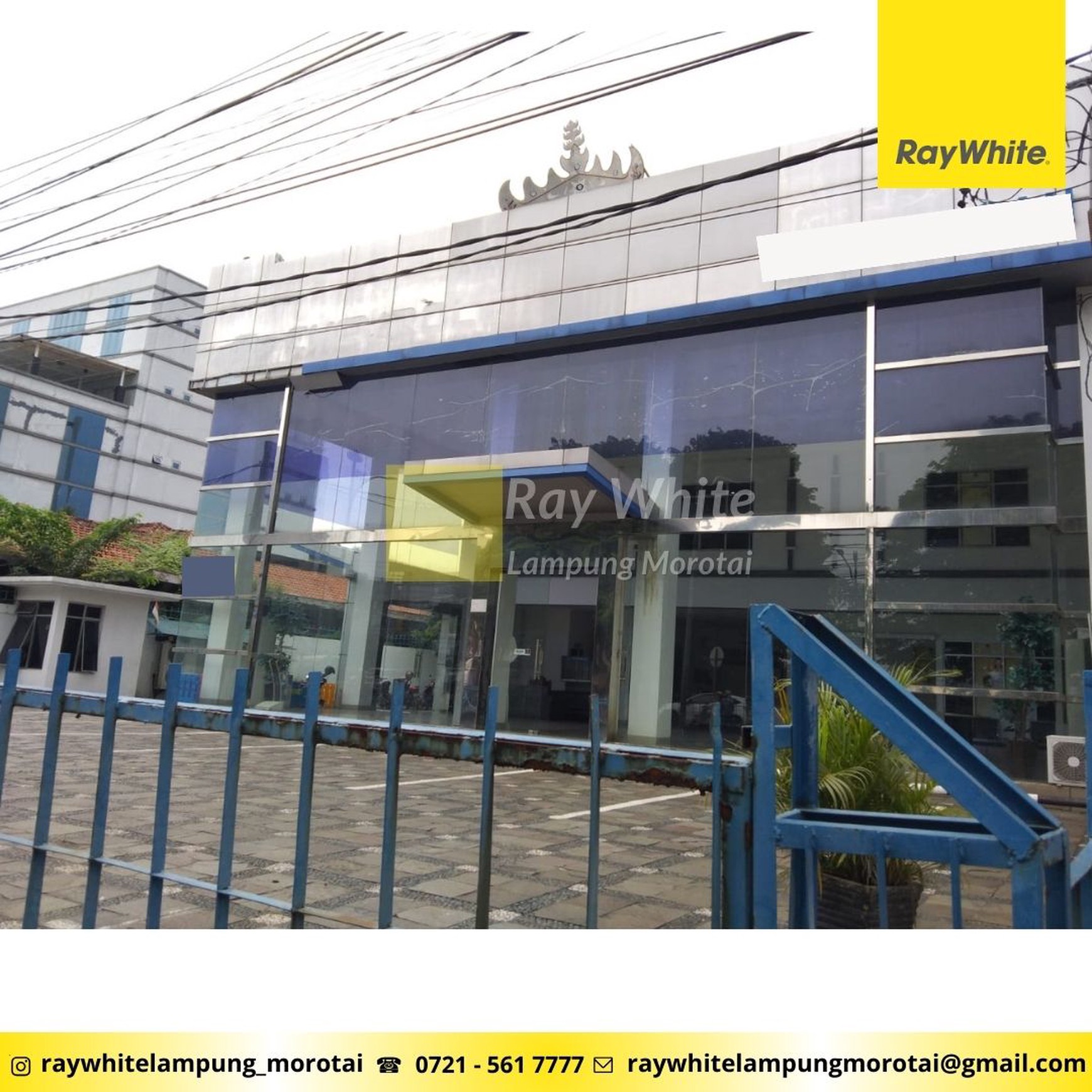 Dijual Showroom di Jalan Utama Tanjung Karang Pusat