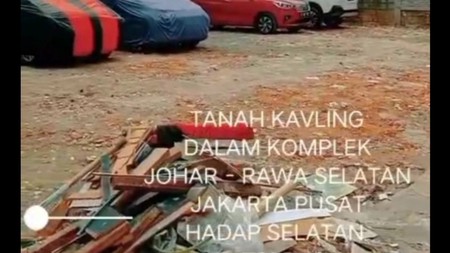 Dijual Tanah di Johar Baru Jakarta Pusat