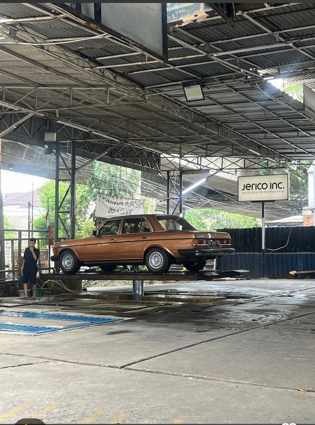 Tanah premium yang disewakan ke carwash dengan lokasi di jalan raya antasari