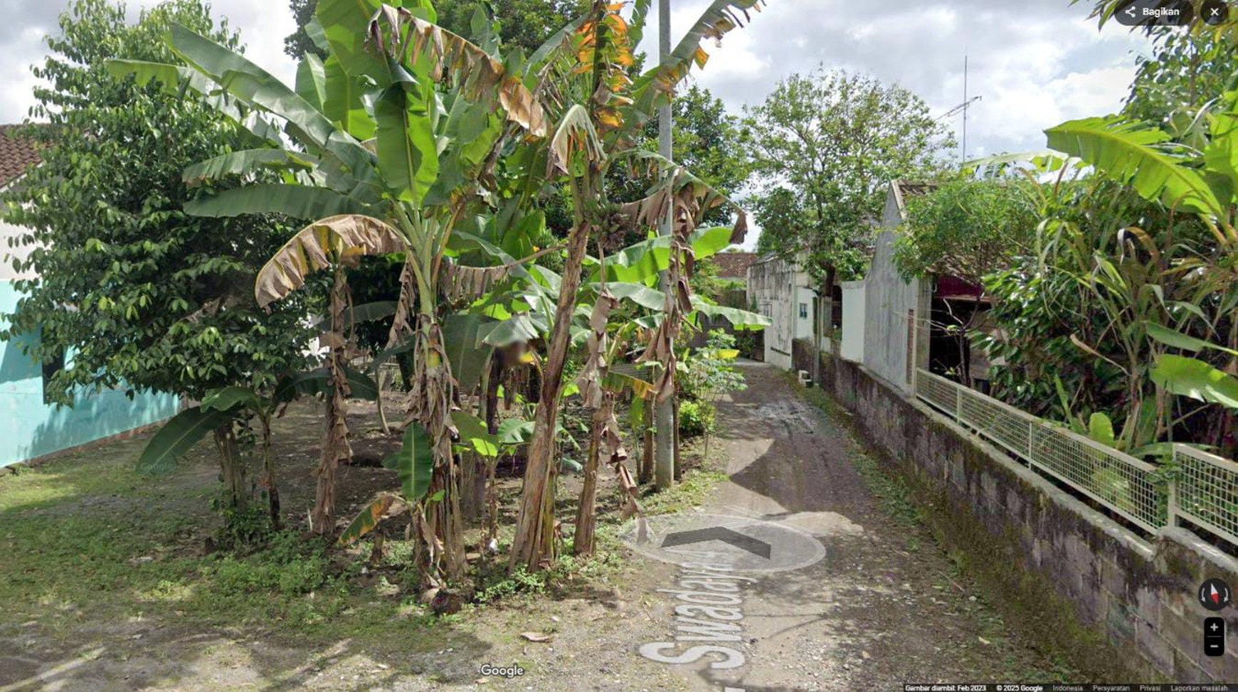 Tanah Pekarangan 319 Meter Persegi Lokasi Dekat SMP 2 Muhammadiyah Depok Sleman