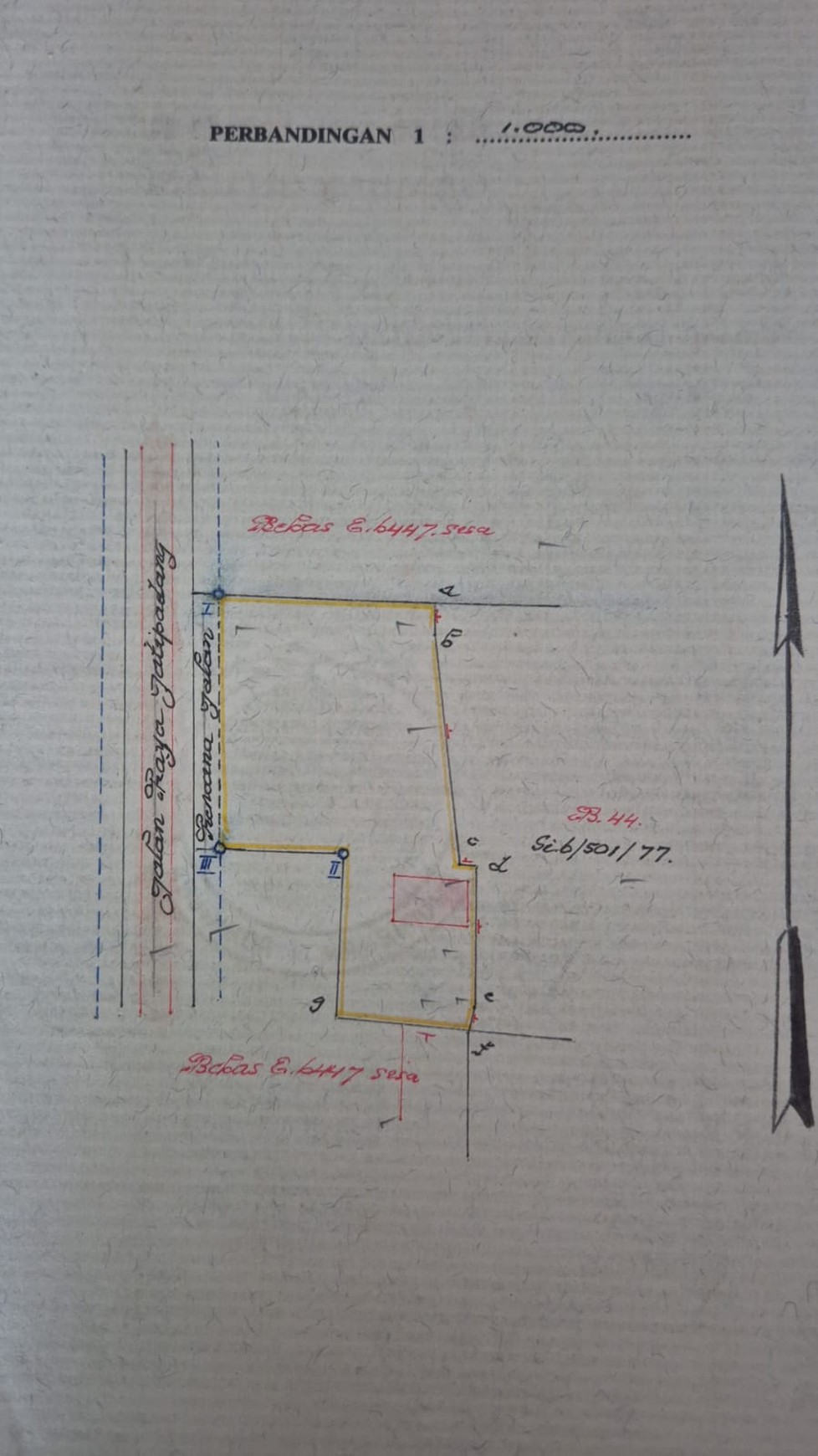 Tanah 2025m2 Siap Bangun Dekat Akses Toll Area Kebagusan Raya