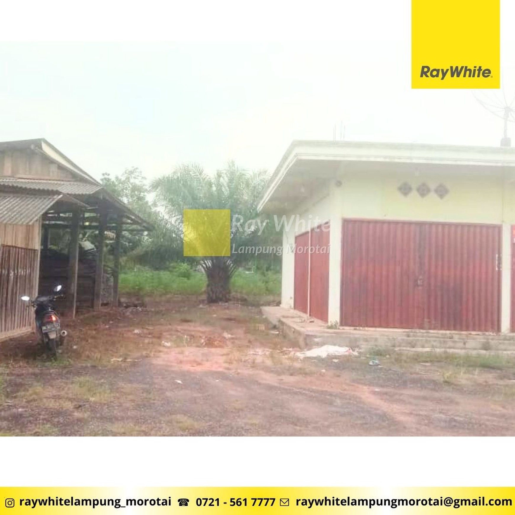 Tanah Bonus Ruko 2 pintu dan Bengkel Simpang Pematang Mesuji Dijual Cepat