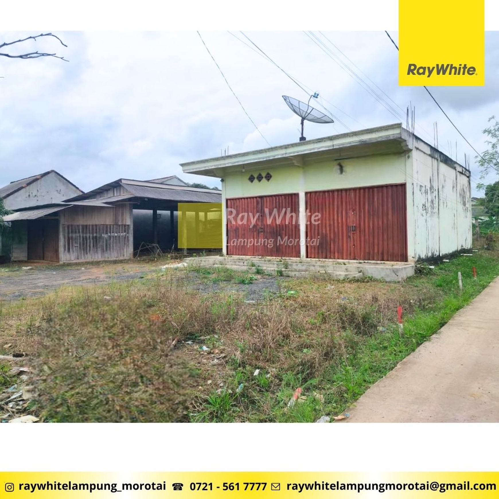 Tanah Bonus Ruko 2 pintu dan Bengkel Simpang Pematang Mesuji Dijual Cepat