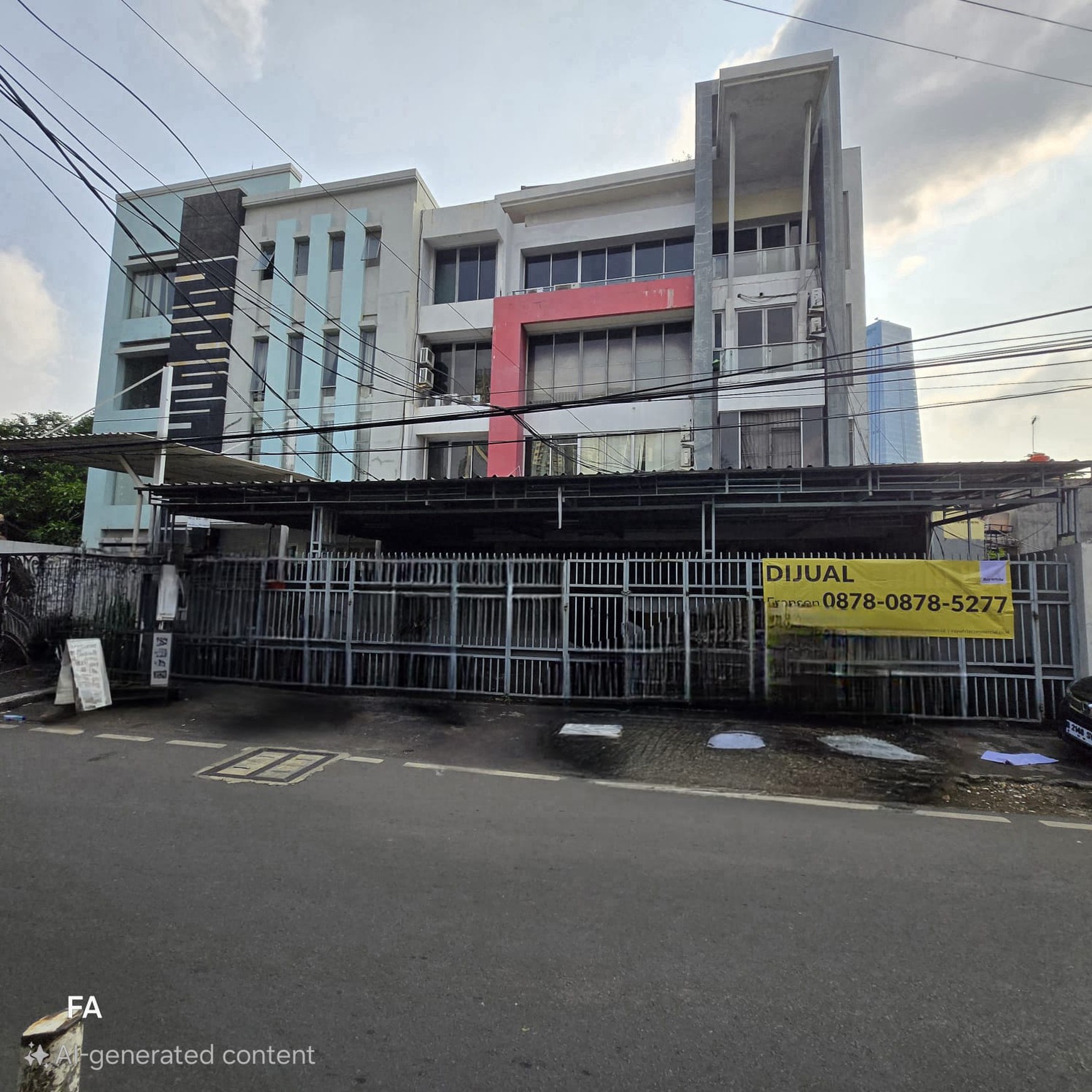 Mini building 4 lantai strategis zona komersil di jalan Guru Mugni. karet setiabudi - jakarta Selatan
