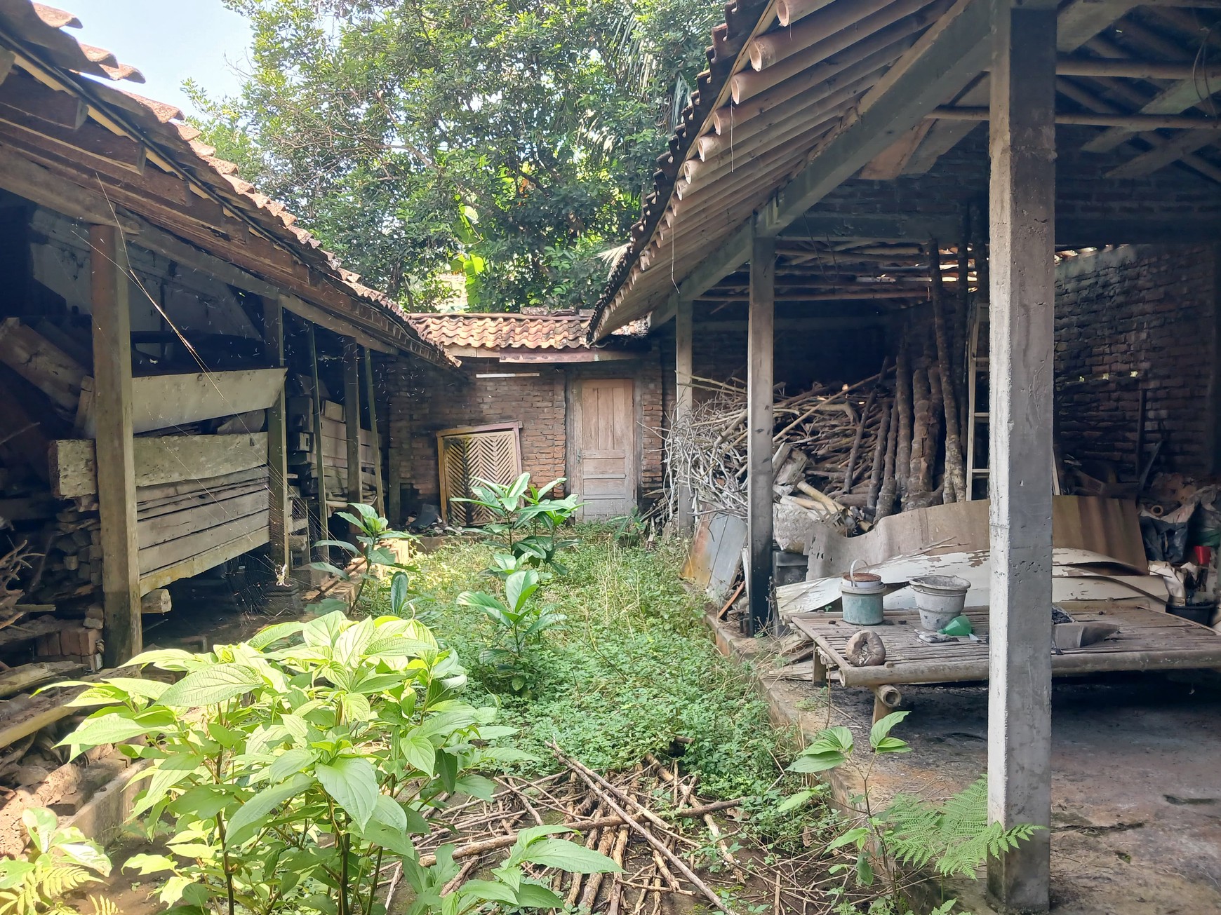 Tanah Bonus Bangunan Joglo 1353 Meter Persegi Lokasi Dekat Exit Tol Banyurejo Tempel Sleman