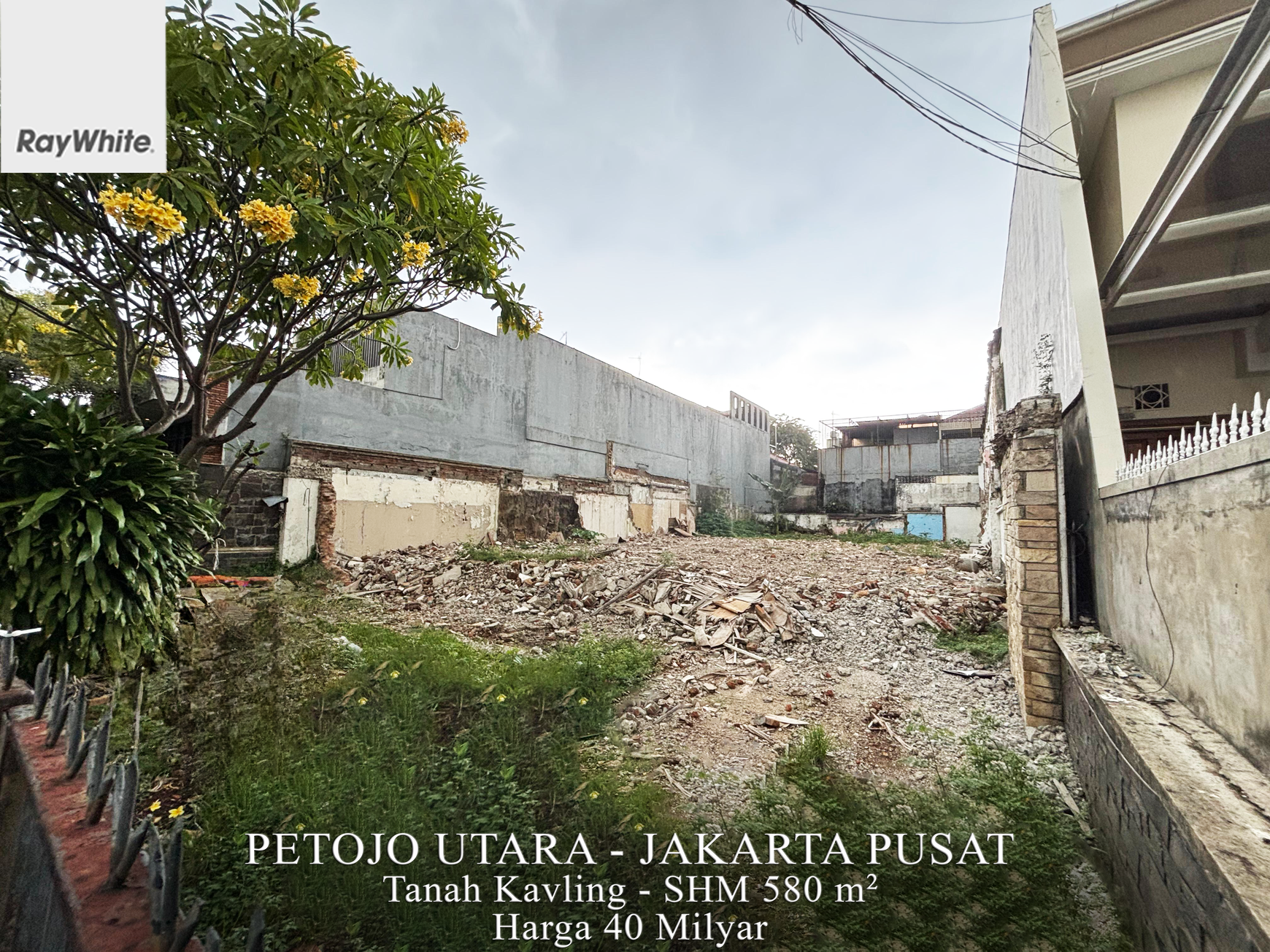 FOR SALE Tanah Kavling Area Petojo Utara Jakarta Pusat