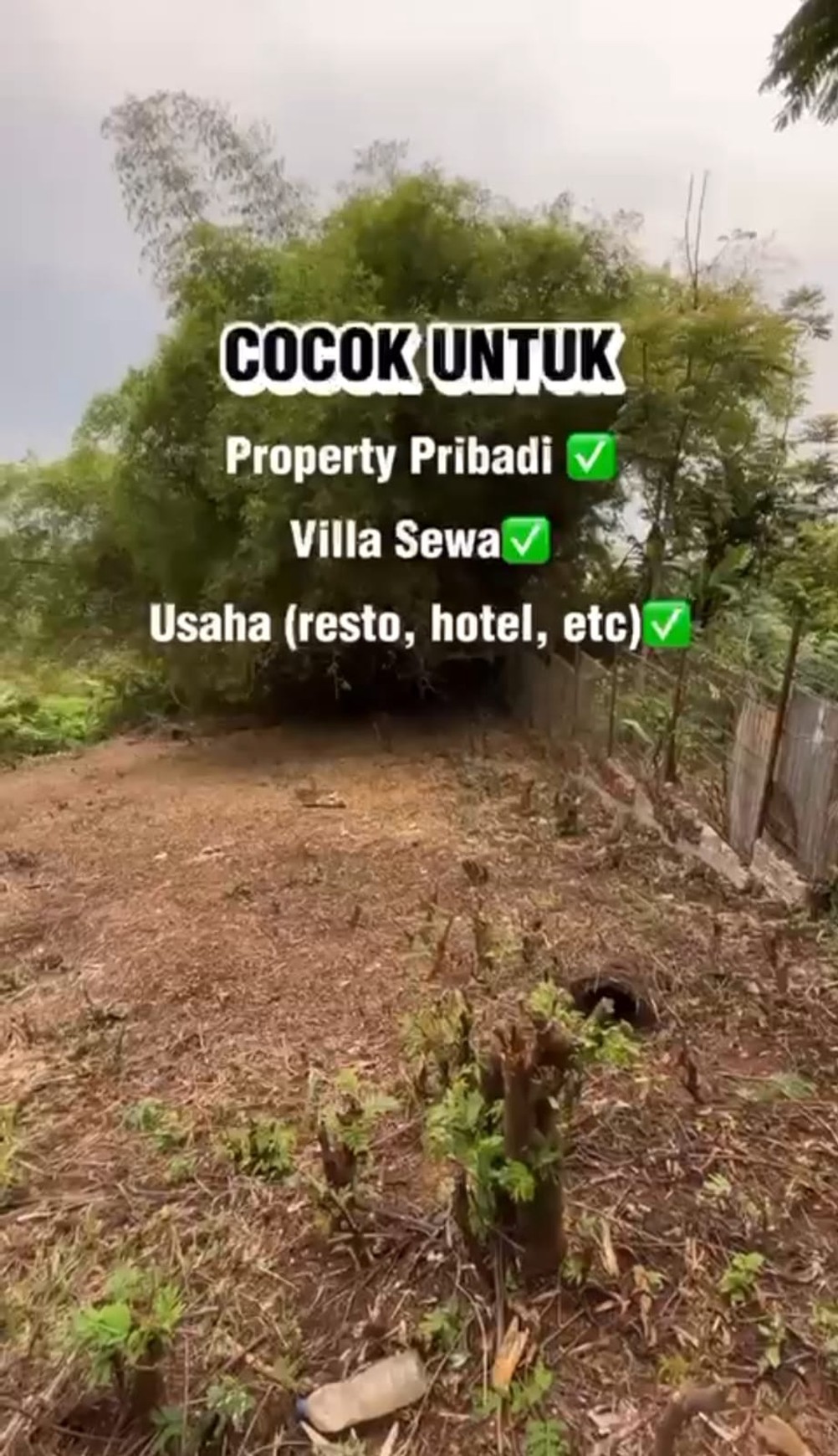 DIJUAL TANAH KOSONG POSISI PUNCAK KOTA BANDUNG