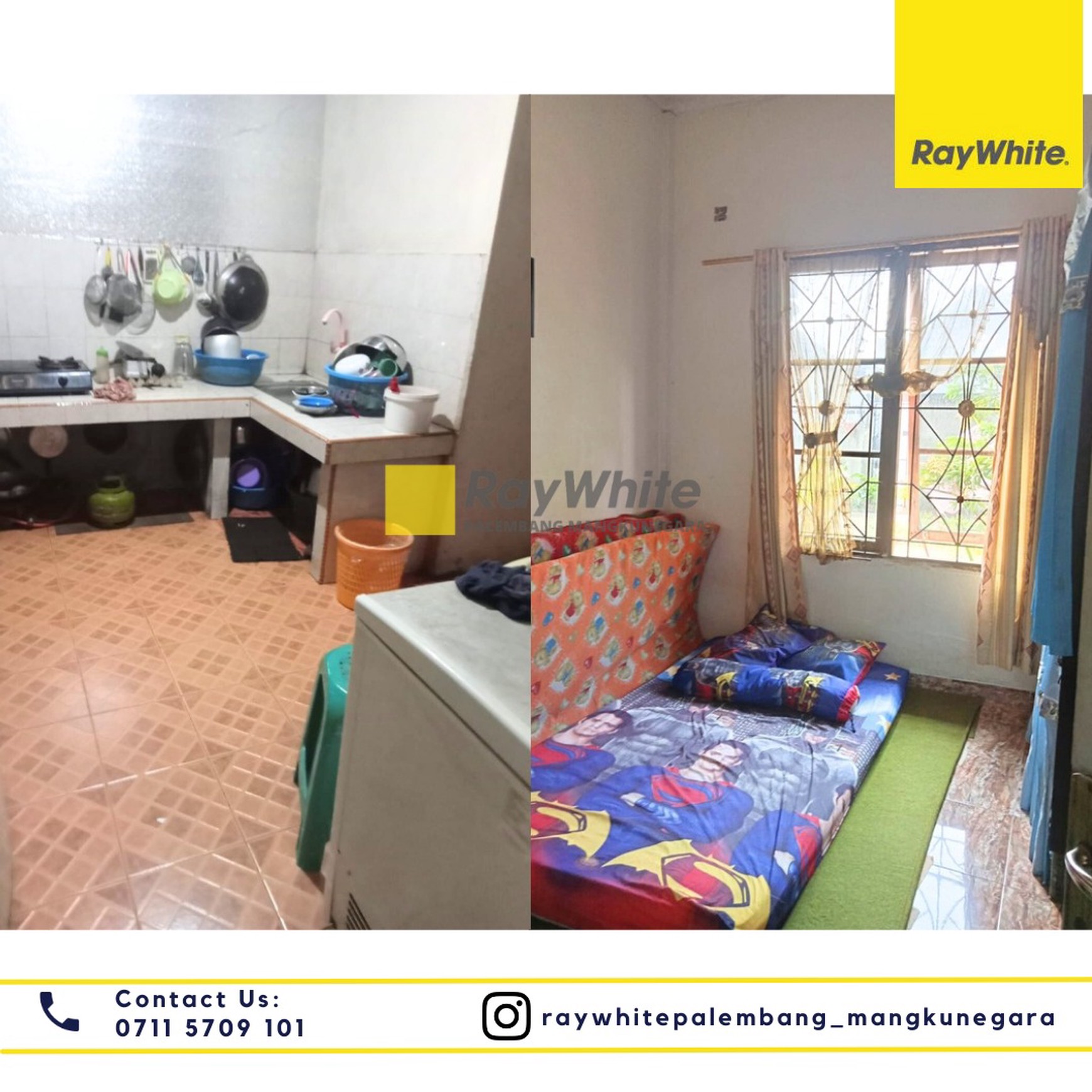 Rumah Dijual luas Tanah 598 m2 di Maskarebet Palembang
