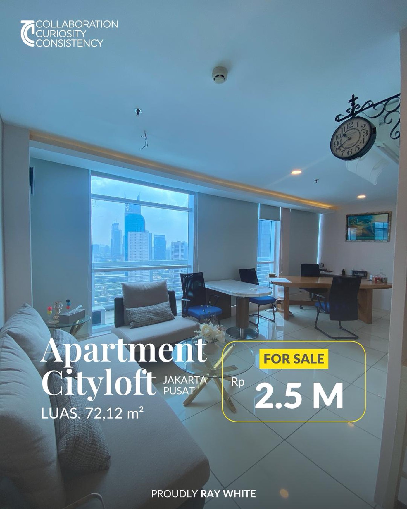 Dijual apartemen Citylofts Sudirman - Jakarta Pusat