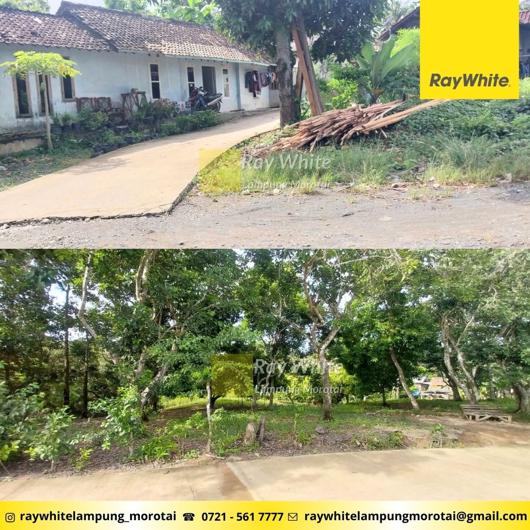 DIJUAL TANAH DI KATIBUNG, TARAHAN LAMPUNG SELATAN
