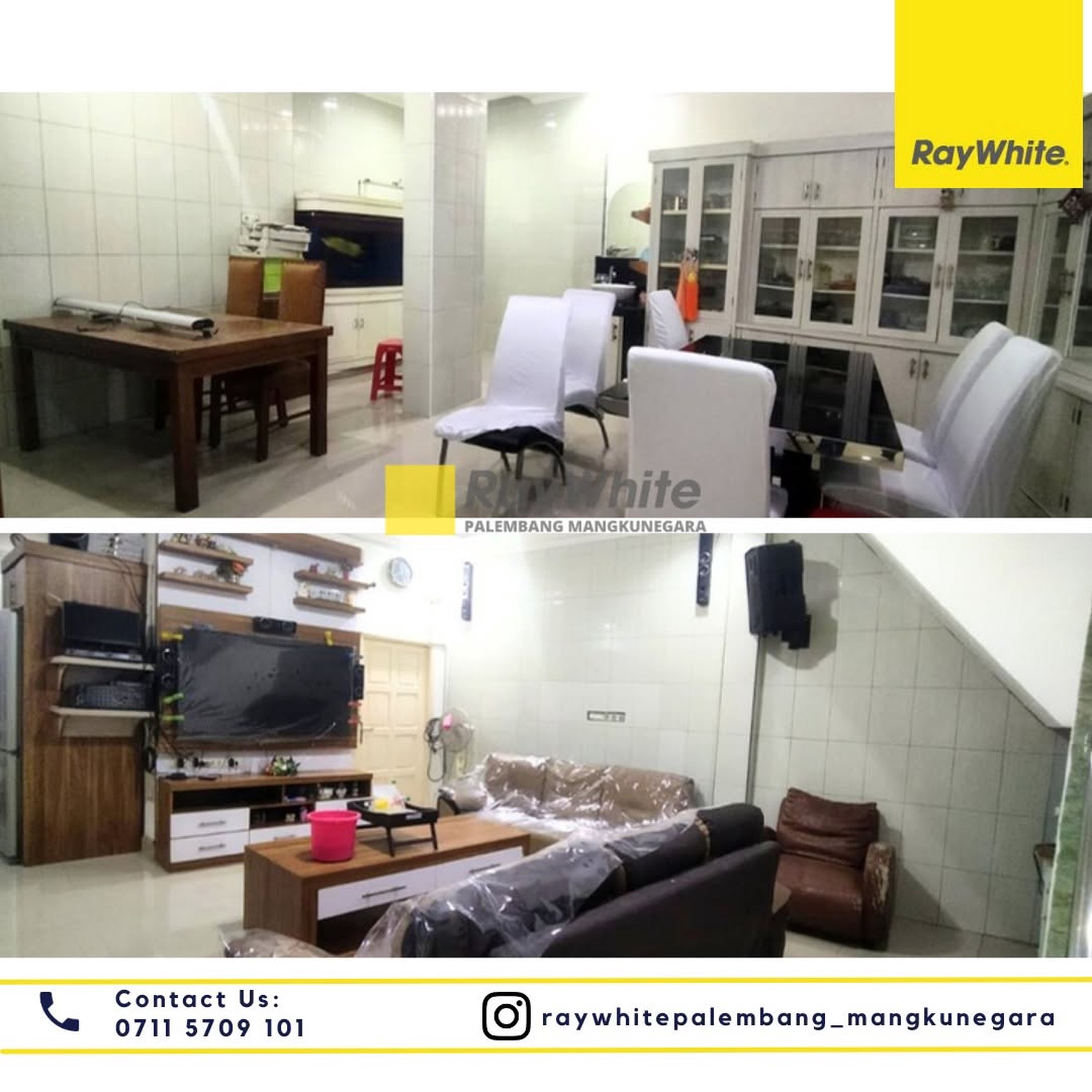 Dijual Rumah Full Furnished di Jl Letjen Simanjuntak Kel Pahlawan Kota Palembang