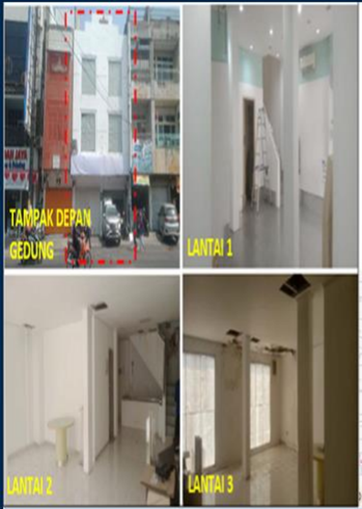 Ruko 3 Lantai Lokasi Strategis Pinggir Jalan Raya @Tanjung Karang, Bandar Lampung