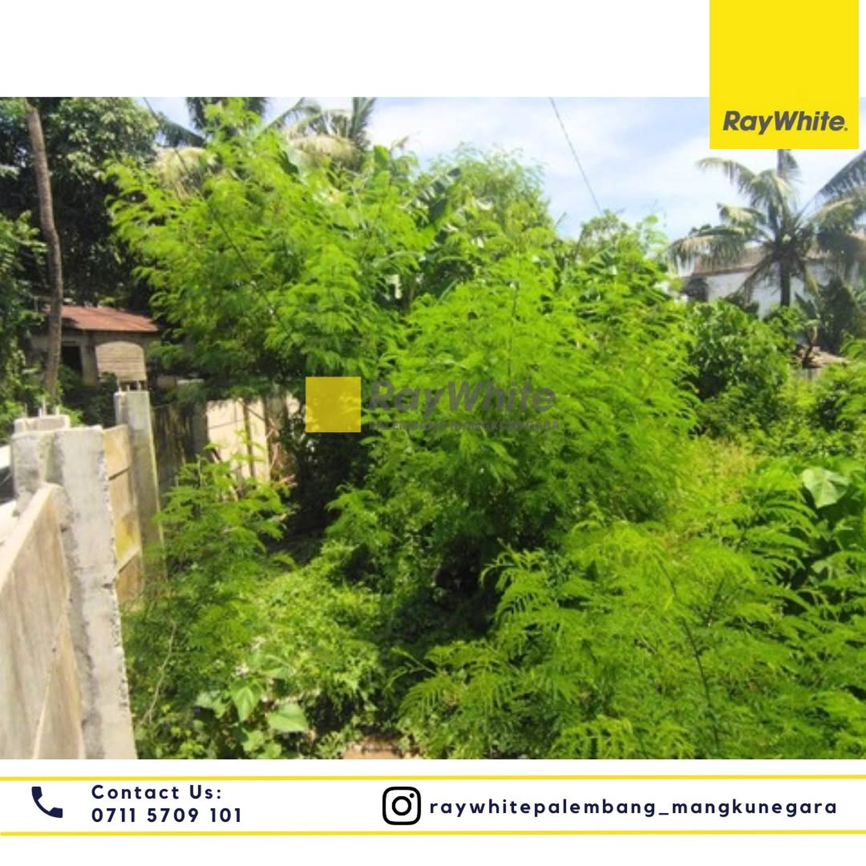 Dijual Cepat Tanah tengah Kota Palembang di Jl Joko Talang Semut