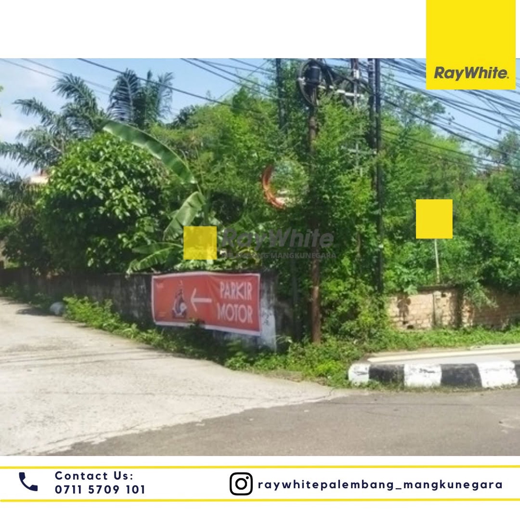 Dijual Cepat Tanah strategis di pusat Kota Palembang di Jl Demang Lebar Daun