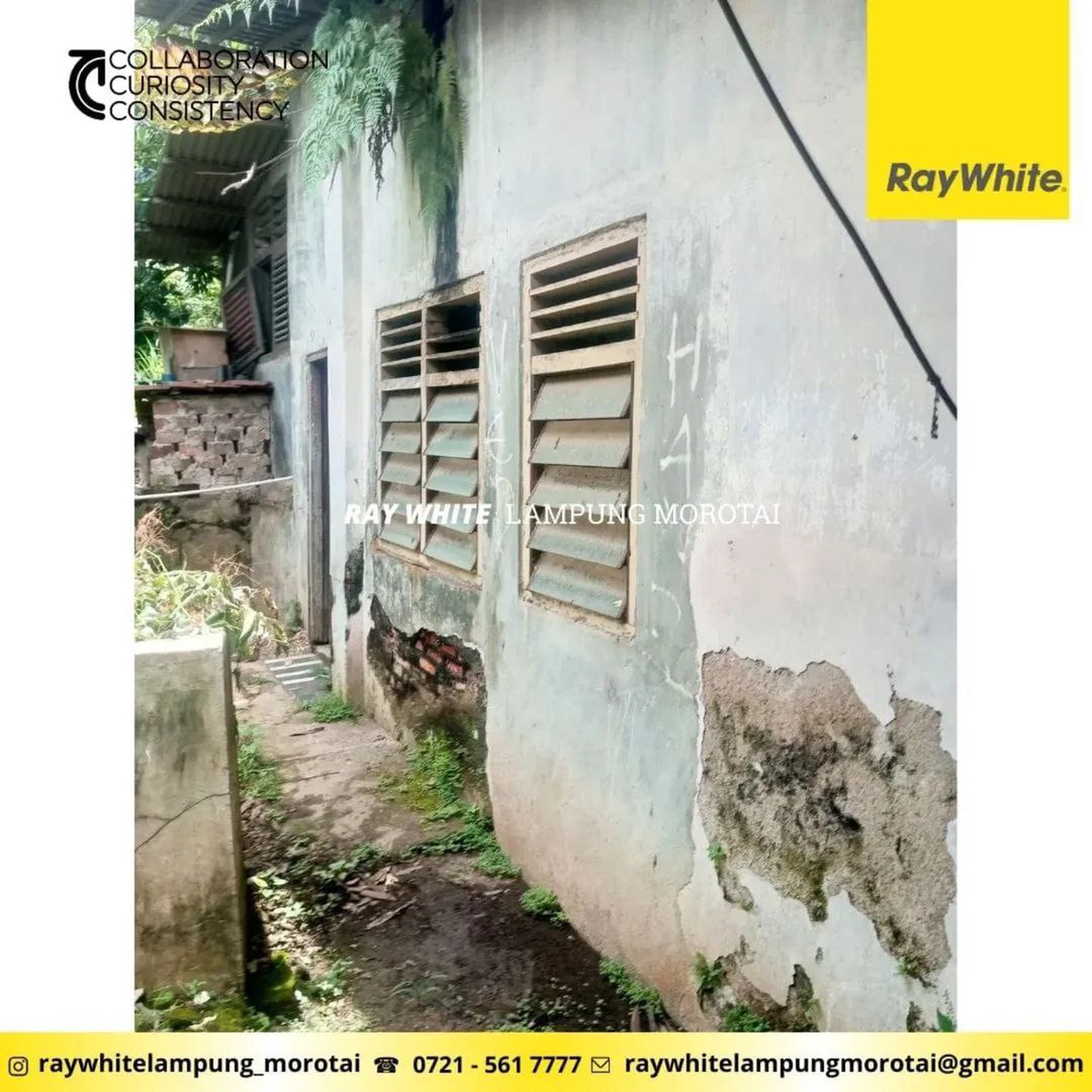 Dijual Tanah Bonus Bangunan di Tanjung Karang Timur, Bandar Lampung