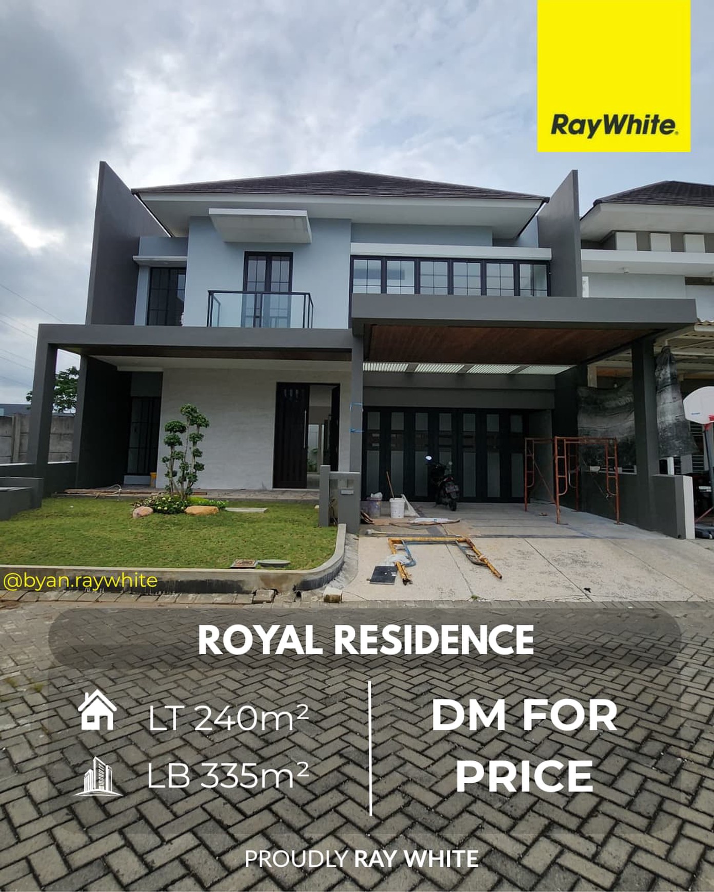 DIJUAL RUMAH MINIMALIS DESIGN - ROYAL RESIDENCE