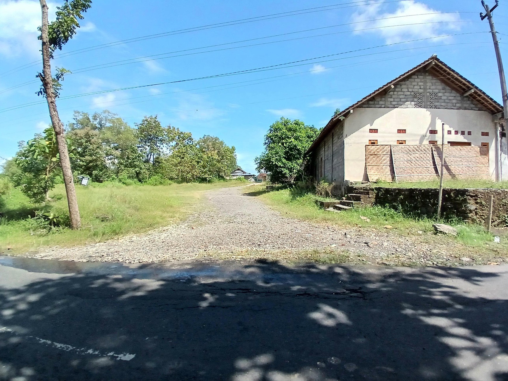 Tanah Luas 2006 Meter Persegi di Pinggir Jalan Guwosari Raya