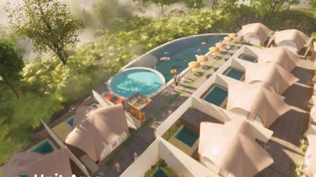 Villa Bagus Murah ada Private Pool di Atas Bukit, Nusa Penida Bali