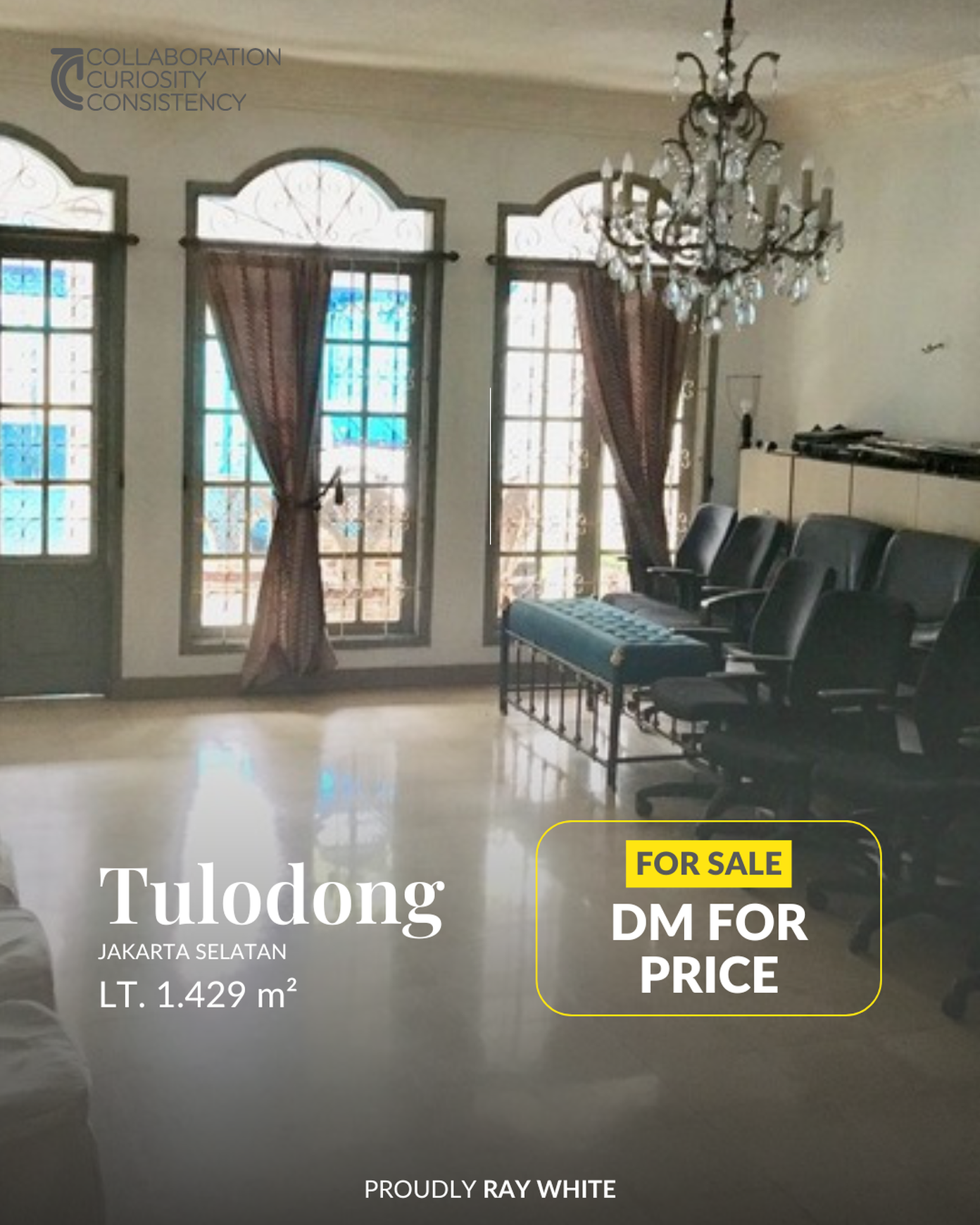 Dijual Rumah Hitung Tanah di Kebayoran Baru, Jakarta Selatan