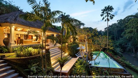 Freehold - Timeless Luxury Villa Estate Overlooking the River in Cepaka, Bali