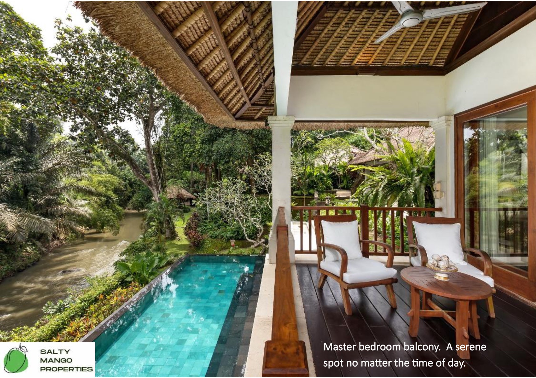 Freehold - Timeless Luxury Villa Estate Overlooking the River in Cepaka, Bali