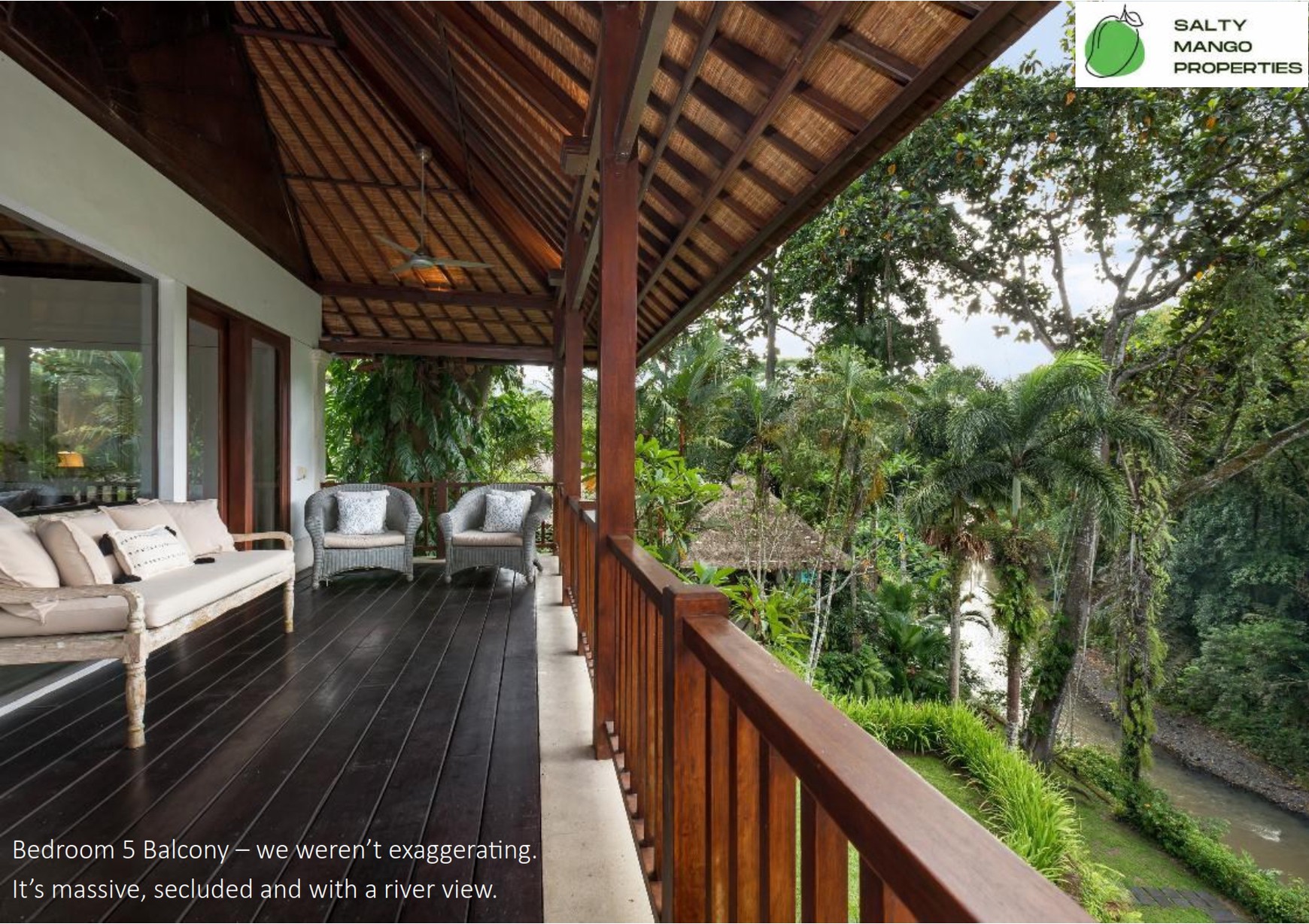 Freehold - Timeless Luxury Villa Estate Overlooking the River in Cepaka, Bali