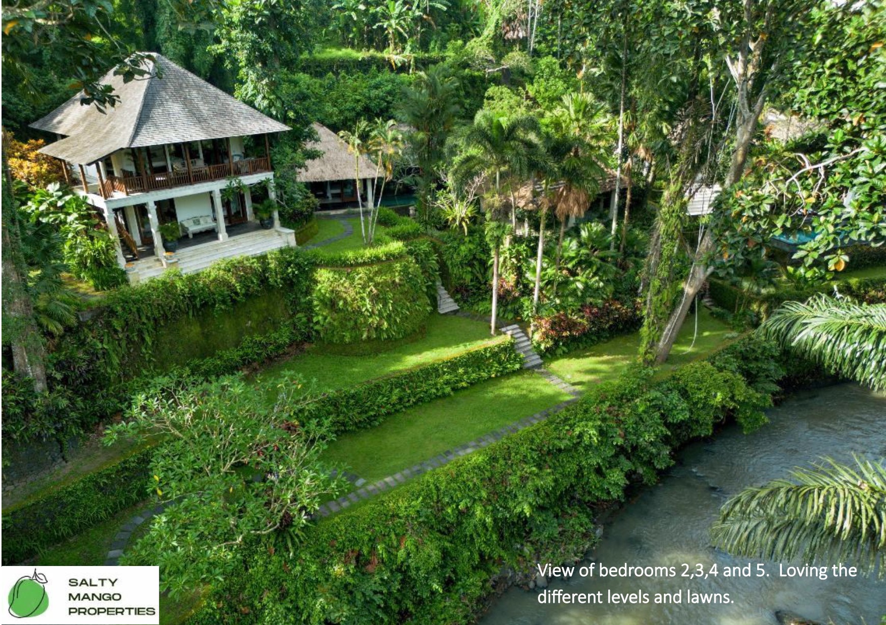 Freehold - Timeless Luxury Villa Estate Overlooking the River in Cepaka, Bali