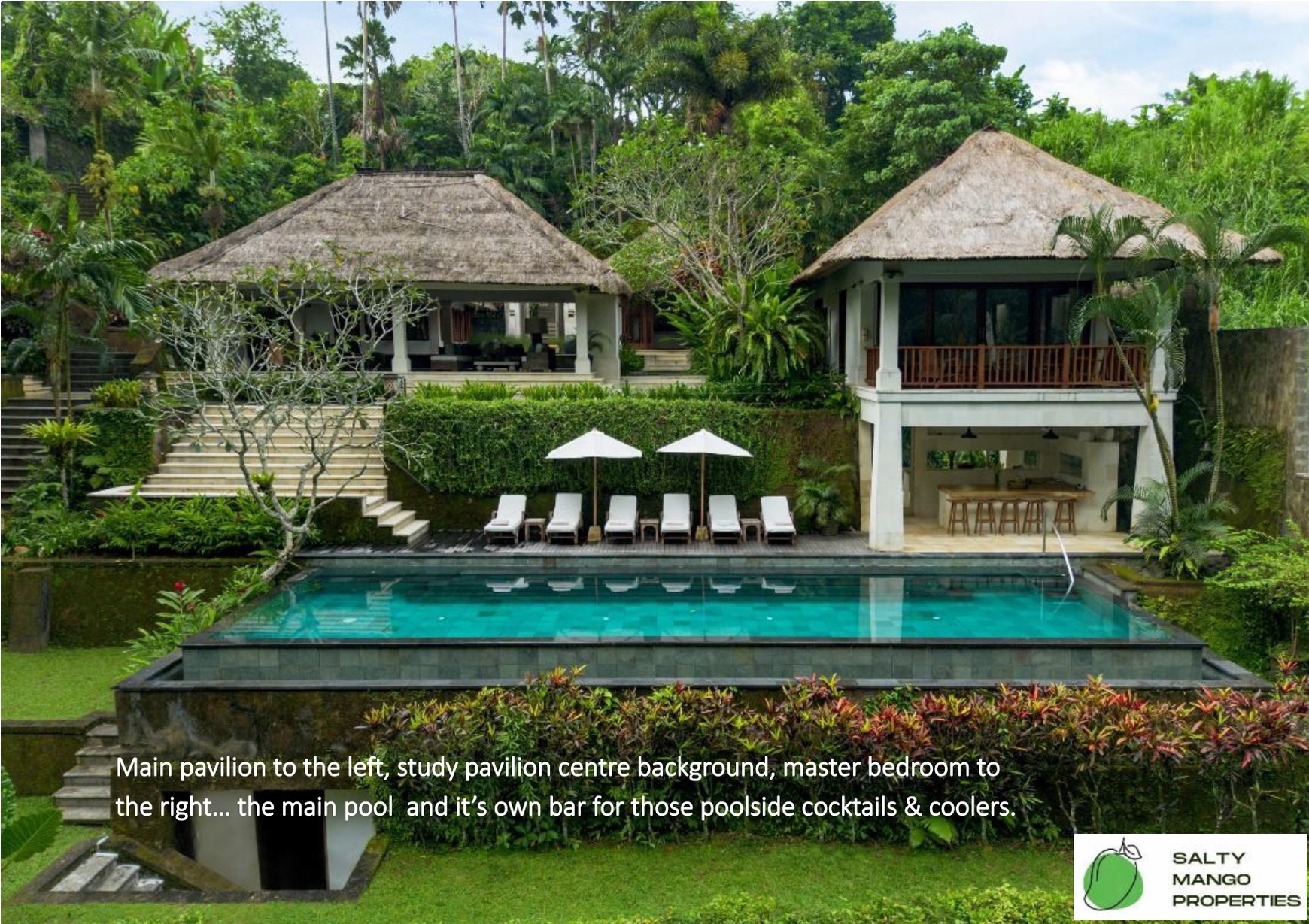 Freehold - Timeless Luxury Villa Estate Overlooking the River in Cepaka, Bali